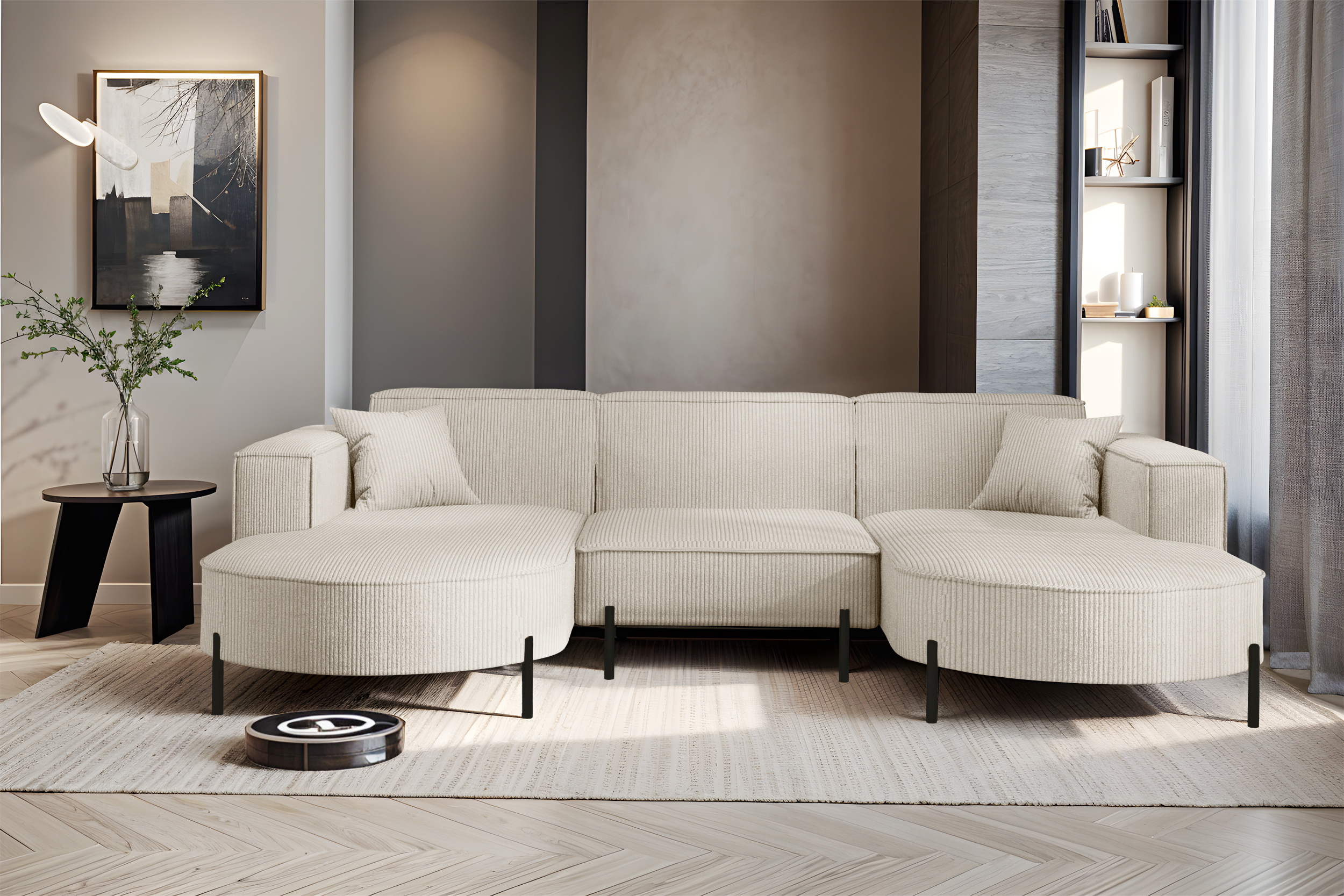 Parma U Hills Ecksofa U-Form